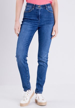 Slim fit jeans - denim double stone