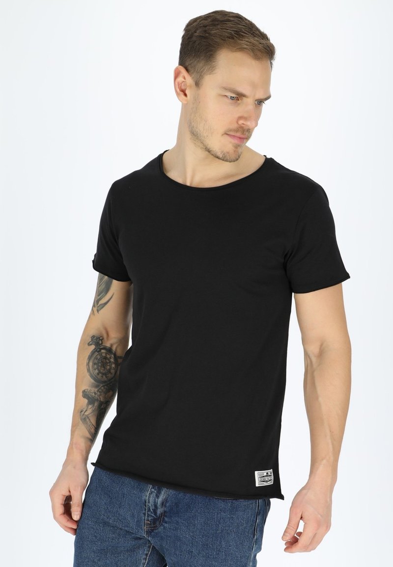 Denim Factory Basic T-shirt - black - Zalando