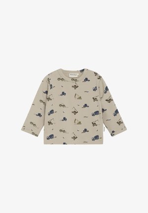 Minymo LONG SLEEVES ALL OVER - Longsleeve - oxford tan