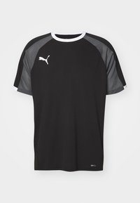 INDIVIDUALLIGA - Sportovní tričko - black  white-shadow gray