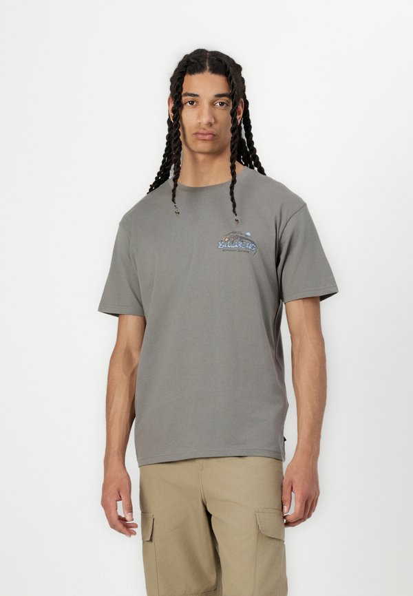 LIZARD MOUNTAIN UNISEX - Print T-shirt - slate3