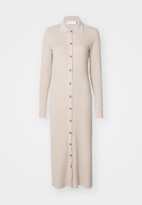 PHILLIPS DRESS IN MICRO CABLE - Egyenes szabású ruha - beige