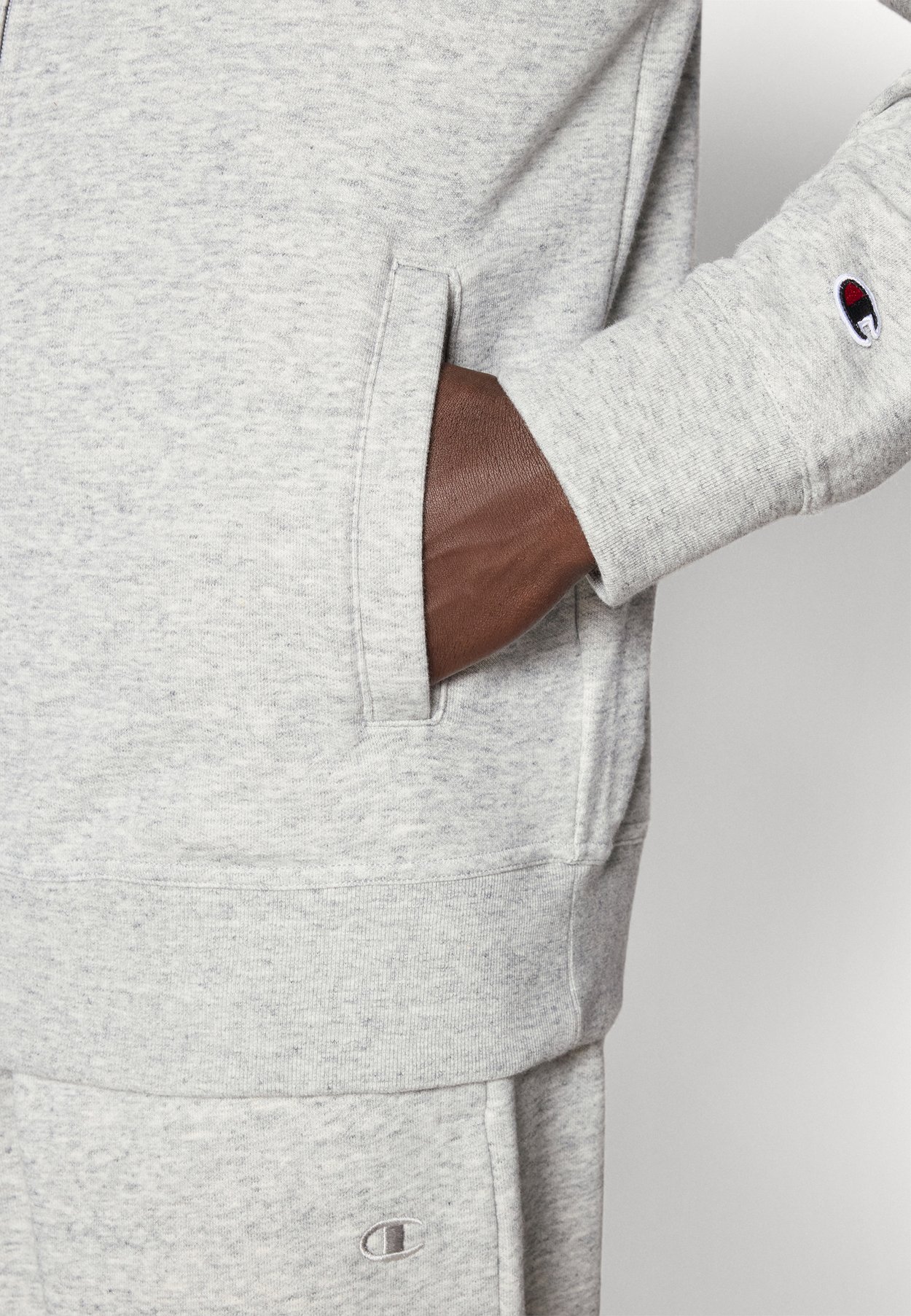 ICONS CONTRAST FULL ZIP SWEATSHIRT