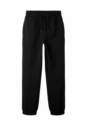 REGULAR FIT - Träningsbyxor - black
