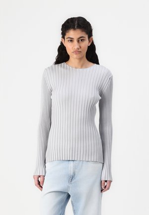Langærmet T-shirt - grey