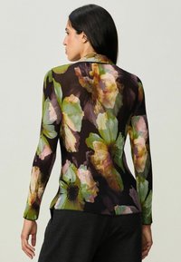 Next LONG SLEEVE REGULAR FIT - Košilová halenka  - black green floral