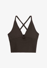 SEAMLESS BRALETTE - Sport-BH mit leichter Stützkraft - brown