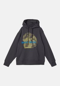 ZEUS STRIPED FACE HOODIE - Hoodie - anthracite