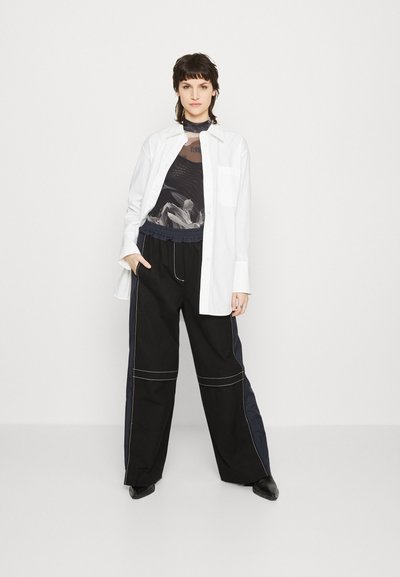 3.1 Phillip Lim COMBO UTILITY PANT - Pantalon classique - black eclipse