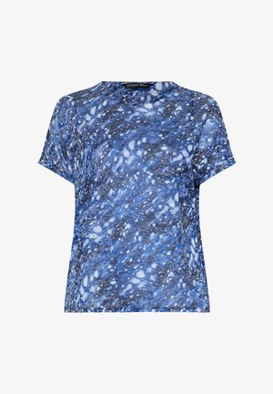 Evans, PLUS SIZE CASUAL TOPS - T-shirt imprimé - dark blue