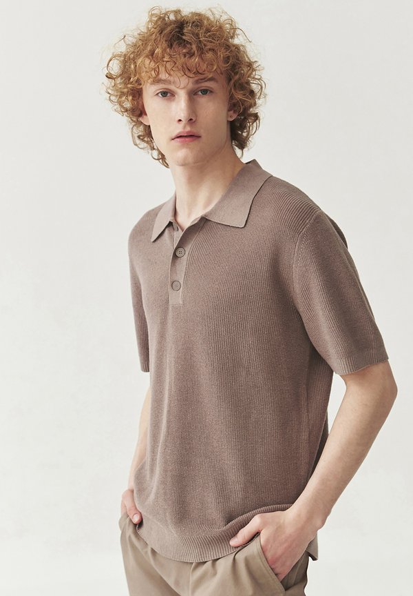 XAVI - Poloshirt - dark beige