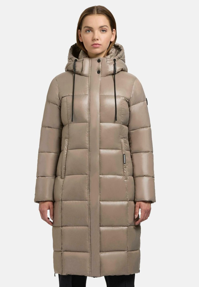 khujo STEPPMANTEL SHANE2-YM - Cappotto invernale - champagne beige