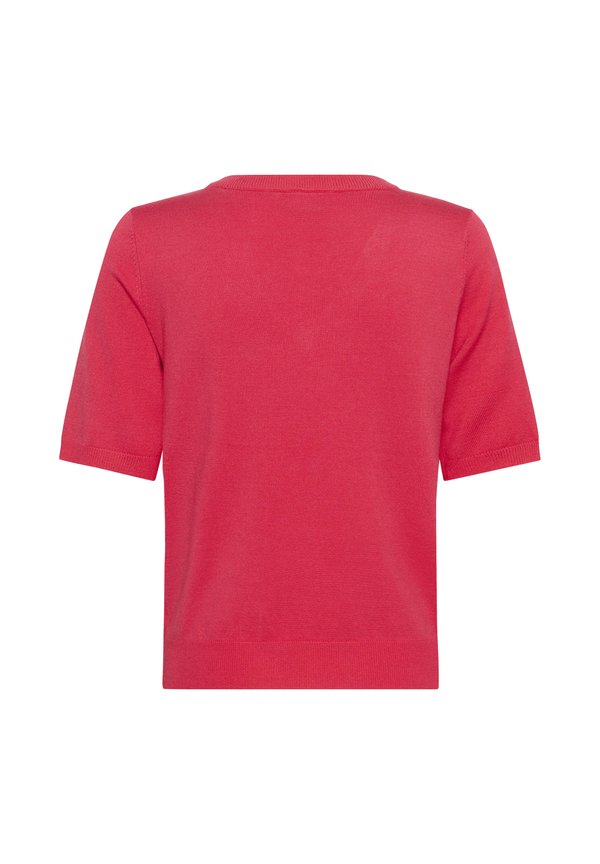 KALIZZA V-NECK - Basic T-shirt - raspberry3
