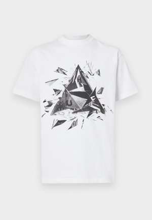 AUTO GLASS TEE UNISEX - T-shirt imprimé - white