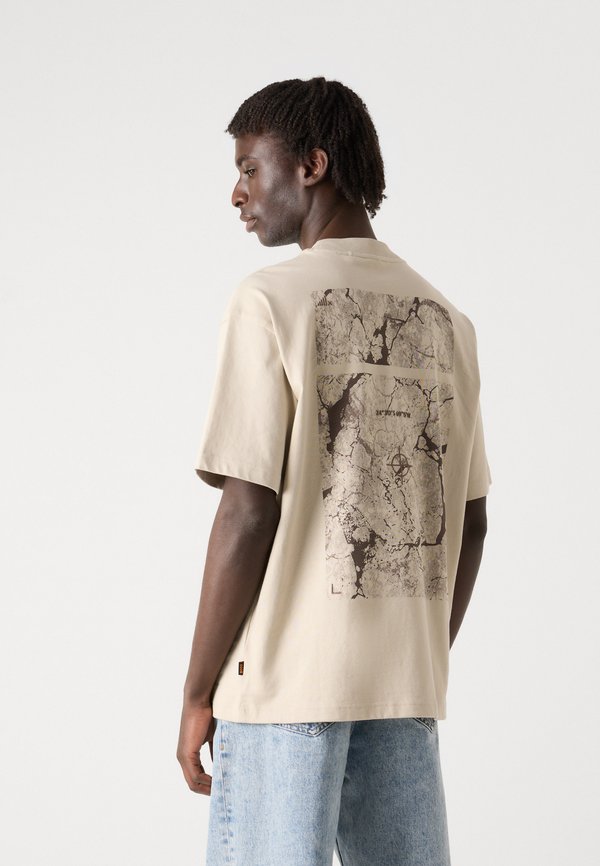 NOWHERE - Print T-shirt - light beige2