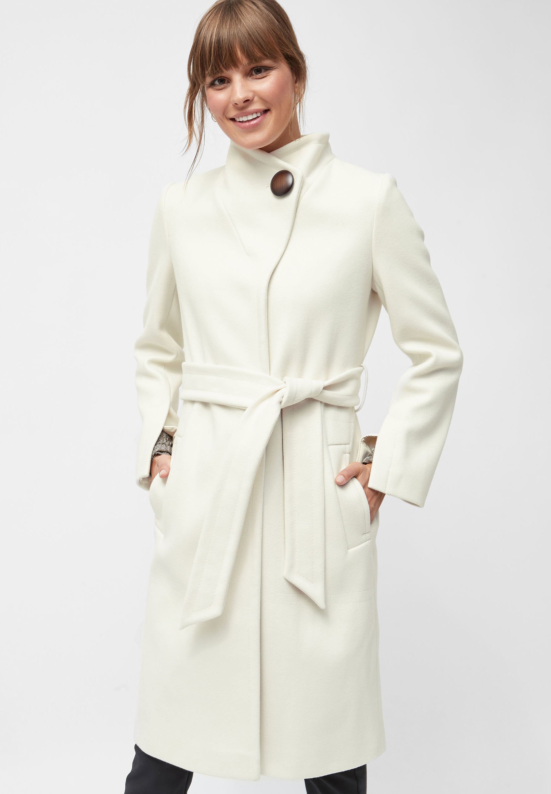 Next Mantel - off-white/crème - Zalando.nl