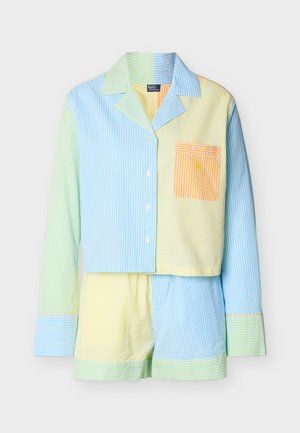 LONG SLEEVE SHIRT SHORT - Pizsamák - multicolour