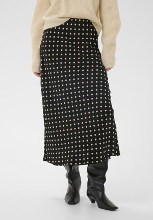 ZEEMAIW  - Maksi sijonas - black spaced dots