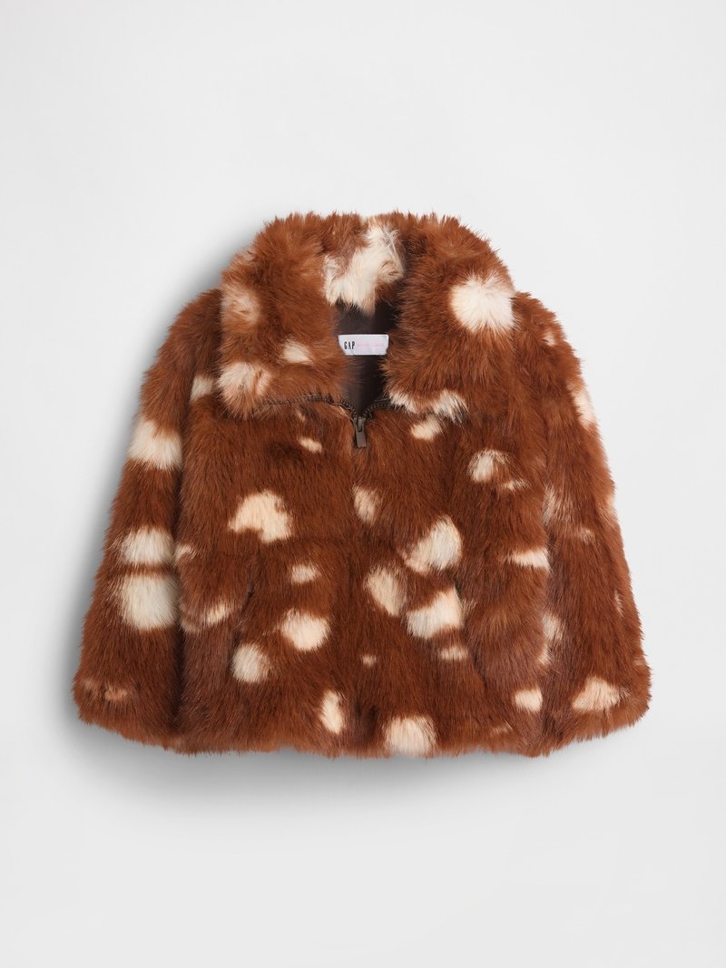 GAP GAP X SANDY LIANG BAMBI HALF ZIP - Veste d'hiver - brown/white ...