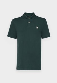 Abercrombie Fitch ICONE Polo darkest spruce/cream/verde
