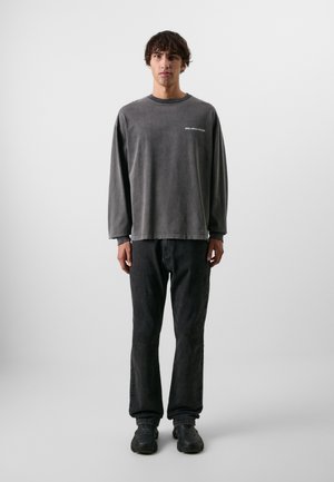 Don't Waste Culture ZABA UNISEX - Top dugih rukava - vintage washed black