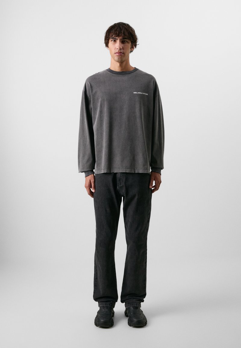 Don't Waste Culture ZABA UNISEX - Μπλούζα με μακριά μανίκια - vintage washed black