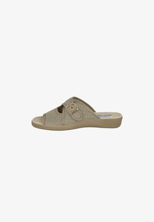DeValverde, ZAPATILLAS DE CASA - Sandalias planas - beige