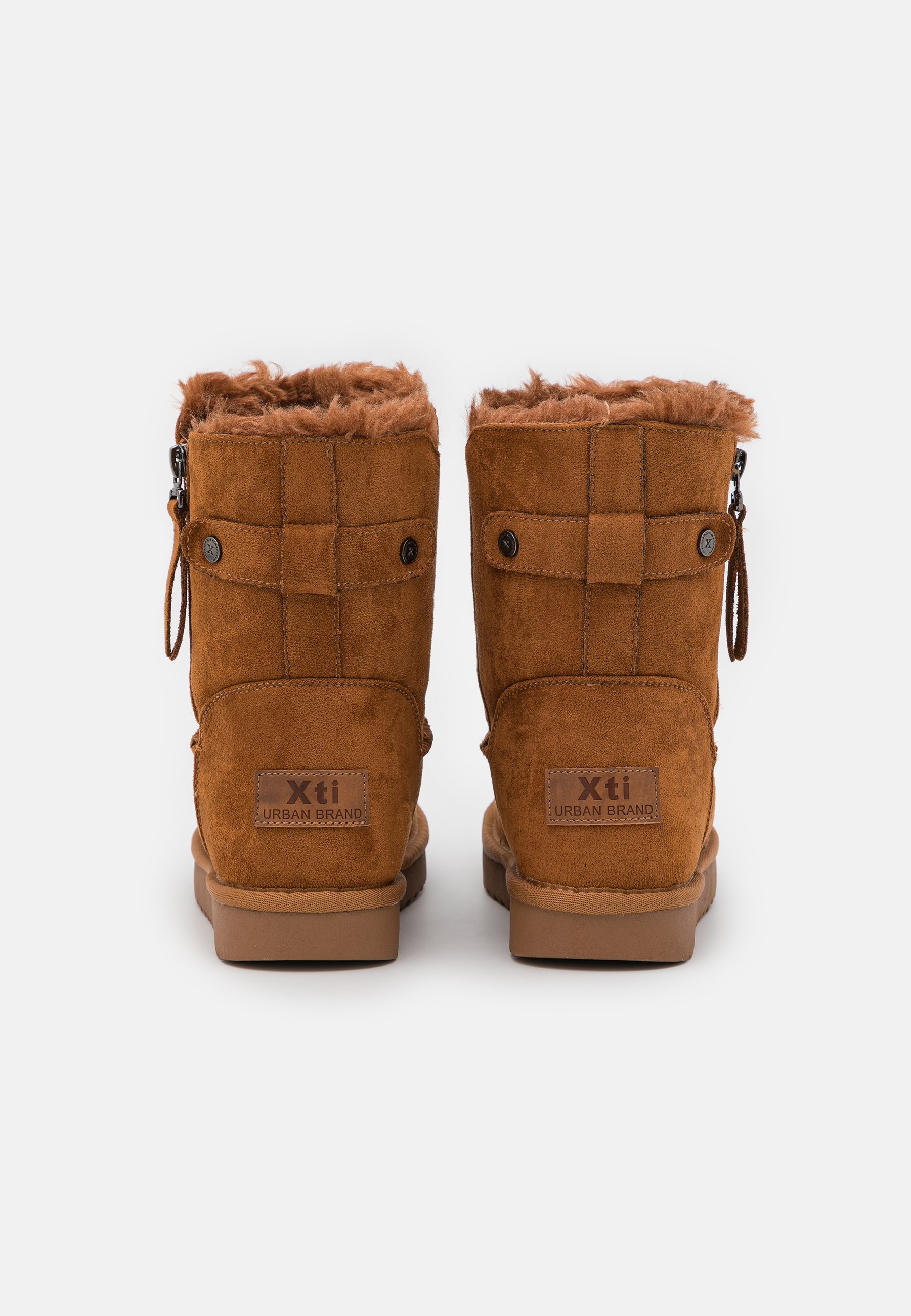XTI Korte laarzen - camel - Zalando.be