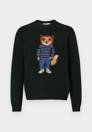 DRESSED FOX JUMPER - Pullover - black