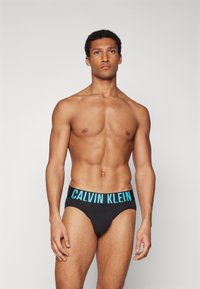 Calvin Klein Underwear HIP BRIEF STRETCH 3 PACK - Slip - black/white/blue