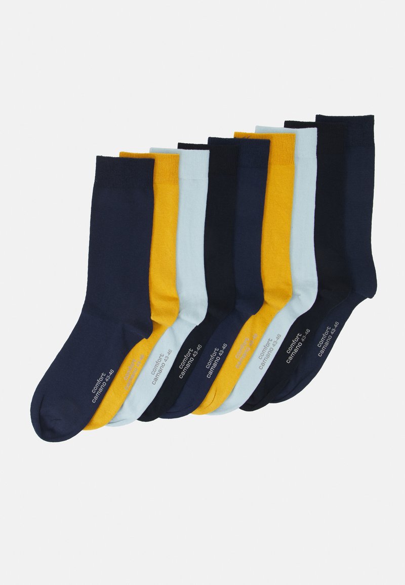 camano COMFORT UNISEX SOCKS 9 PACK - Meias - mineral yellow