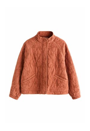 PETITE FIT - EMBROIDERED QUILTED  - Veste mi-saison - rust brown