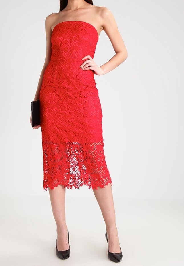 Topshop Day dress - red - (Pre-owned) - Zalando.ie