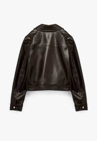 Veste en similicuir - brown