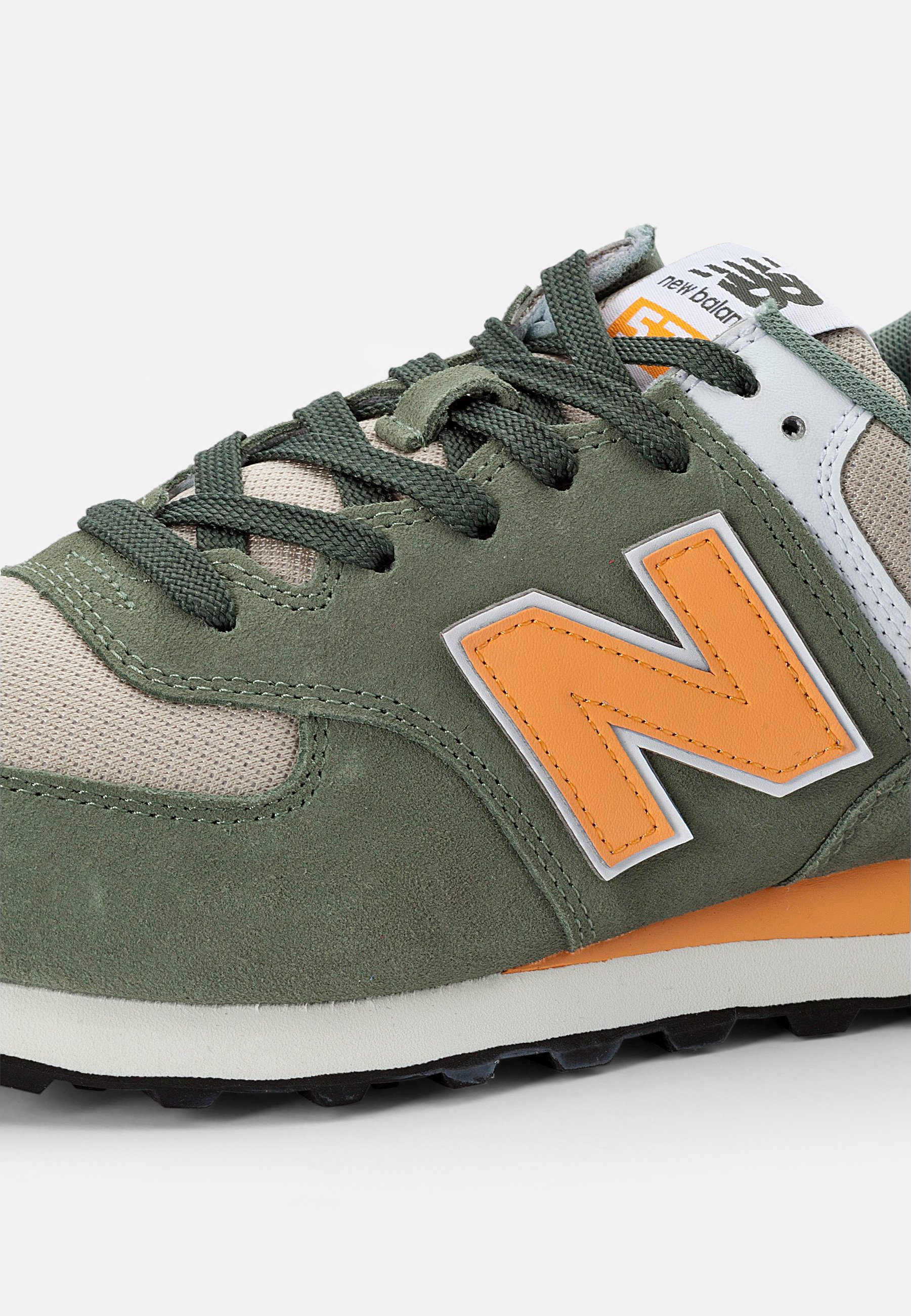 New Balance 574 - Zapatillas - celadon/verde oliva jaspeado - Zalando.es