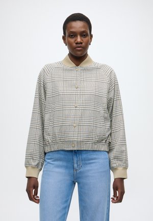 WOVEN OUTDOOR JACKETS, CHECK BOMBER - Μπουφάν τύπου bomber - offwhite_multi_02