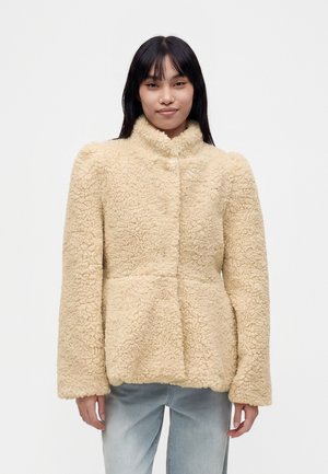 Gina Tricot, PEPLUM JACKET - Зимно яке - cream