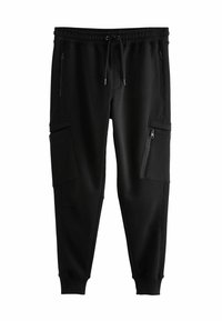 UTILITY JOGGERS- REGULAR FIT - Hlačami s stranskimi žepi - black