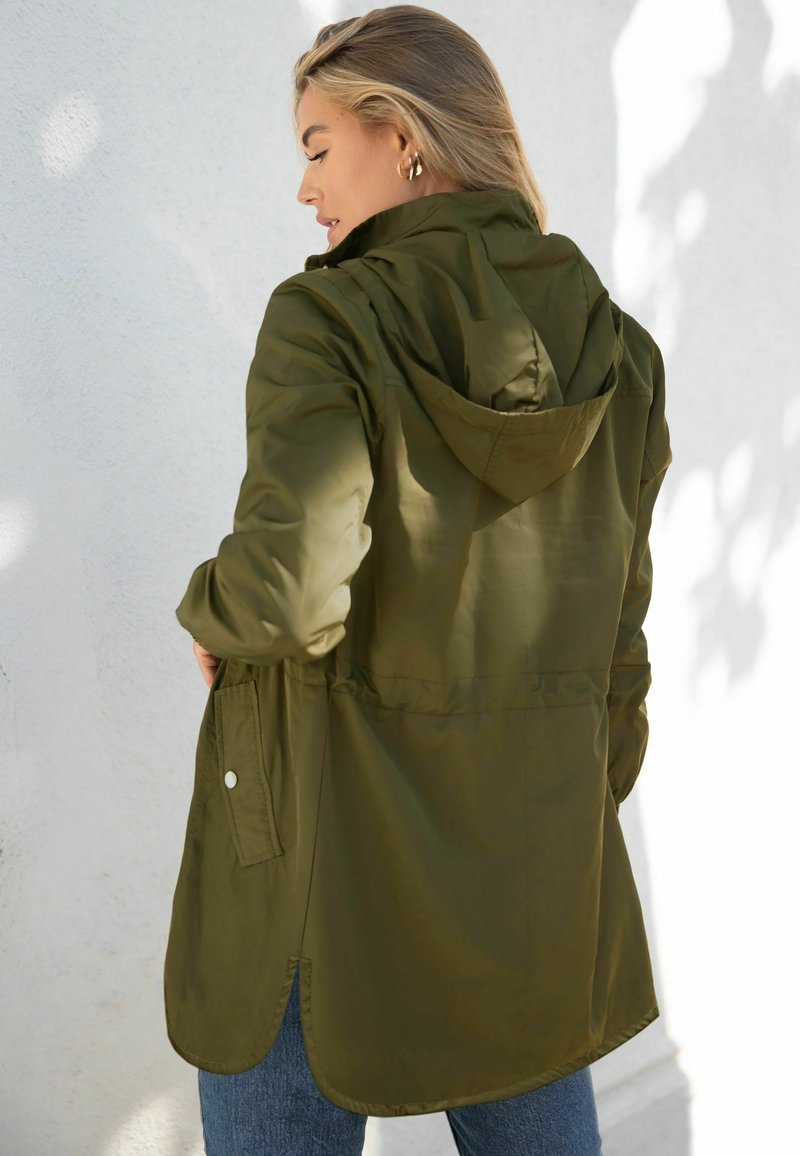 Dreimaster Damenparka Oliv Winterparka Khaki Damen Dreimaster