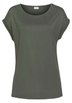 LASCANA KURZARM - T-Shirt basic - khaki