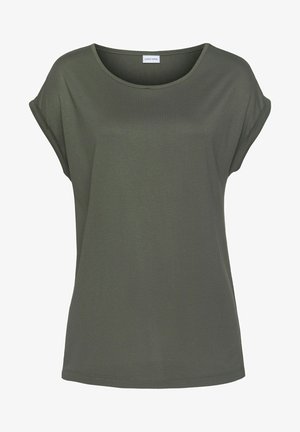 LASCANA KURZARM - Basic T-shirt - khaki