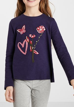 FLOWERS - T-shirt à manches longues - blue