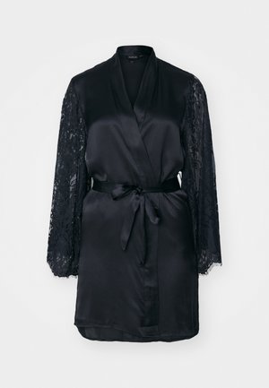 Hunkemöller, KIMONO SLEEVE - Bademantel - black