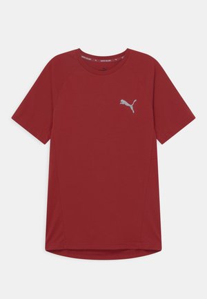 EVOSTRIPE TEE UNISEX - T-paita - intense red
