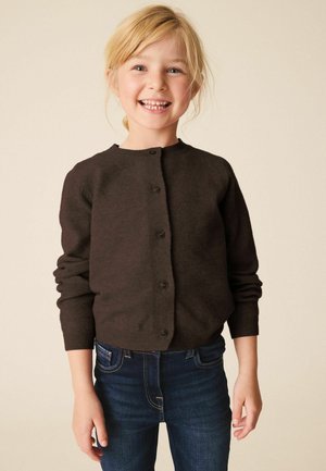 Next, REGULAR FIT - KNIT CARDIGAN - Cardigan - chocolate brown