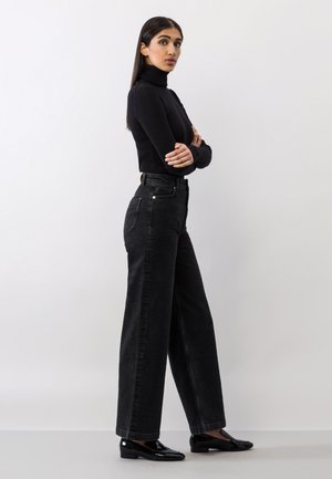 PIXIE - Relaxed fit jeans - washed black