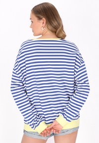 myMo Felpa - blue stripes