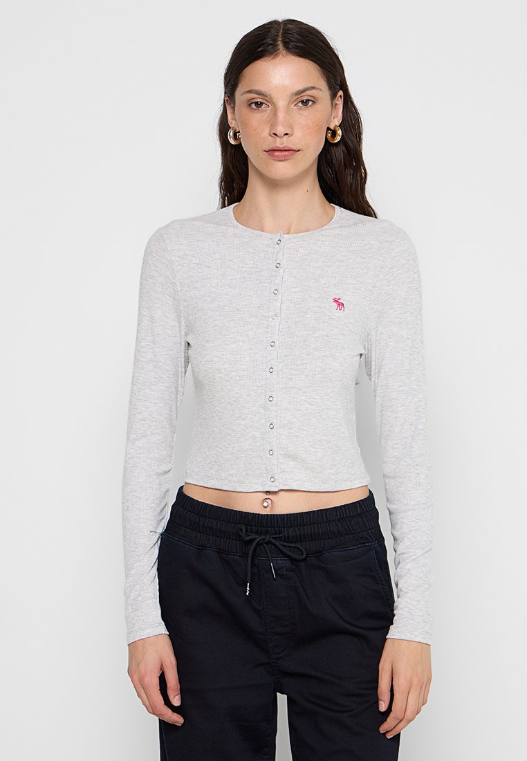 Abercrombie & Fitch Vest lichtgrijs