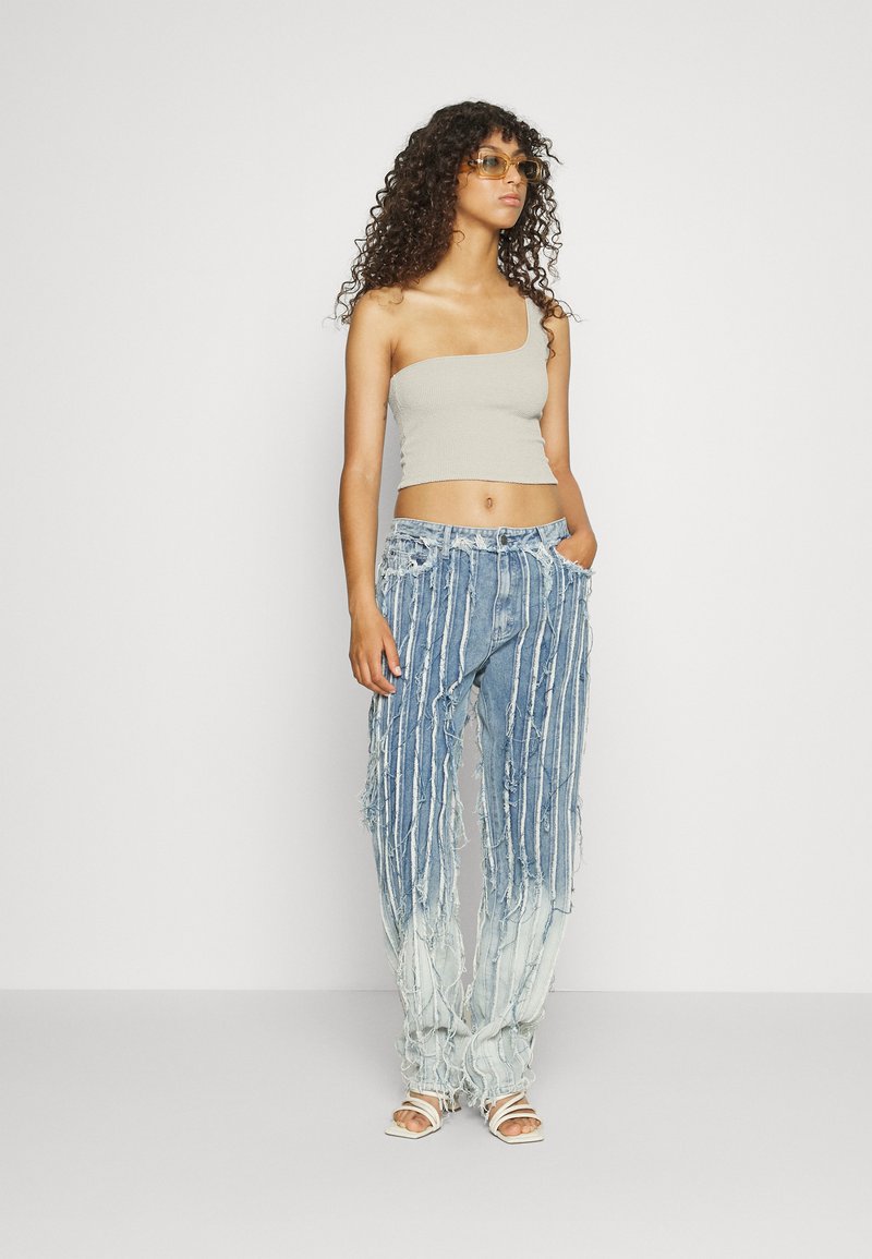 Damen T-Shirts | JJXX KIARA ONE SHOULDER Top oatmeal/beige - WC04299 Damen T-Shirts | JJXX KIARA ONE SHOULDER Top oatmeal/beige - WC04299