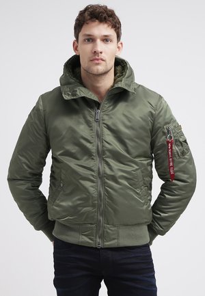 MA-1 HOODED - Chaqueta de entretiempo - sage green